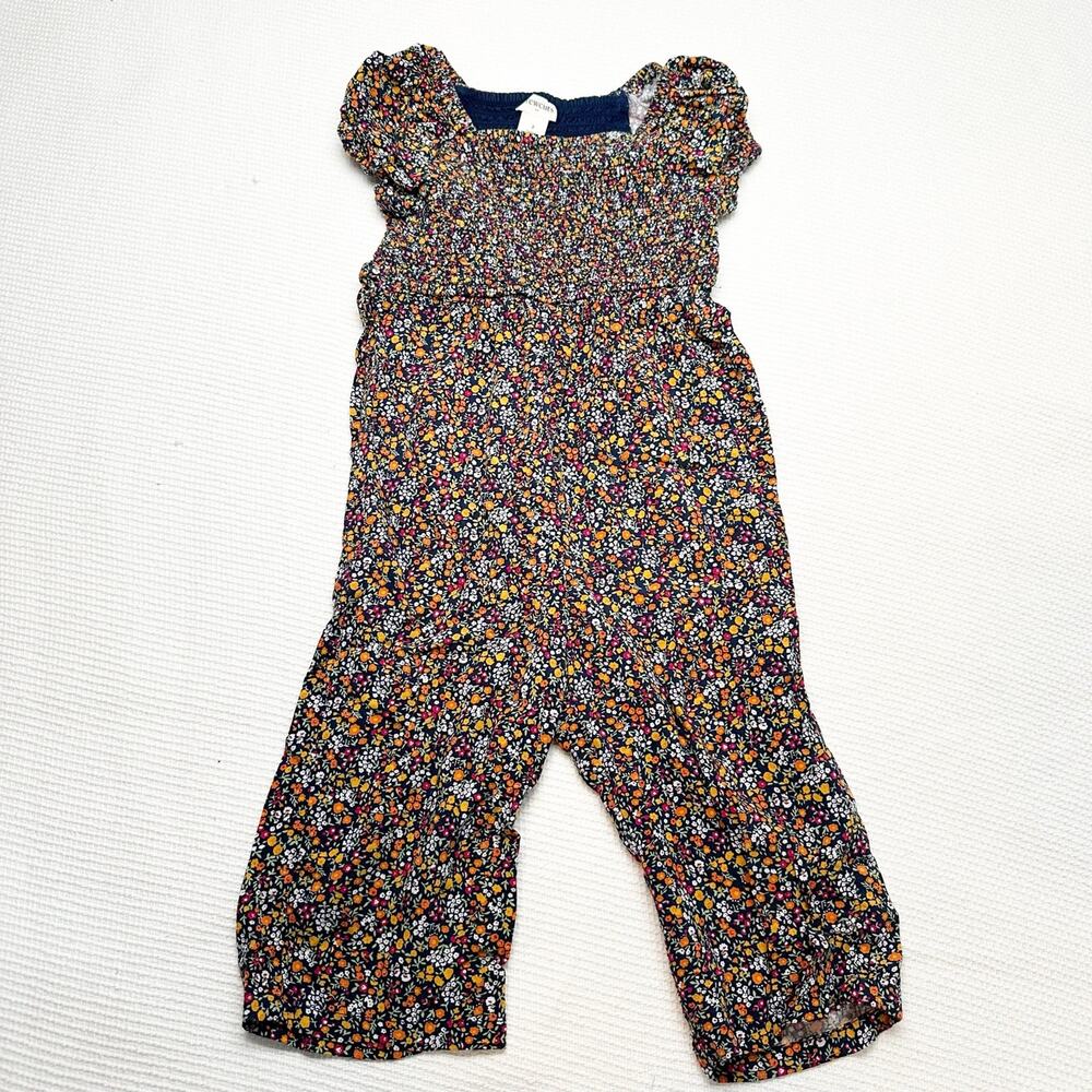 Crewcuts Girls ditsy floral Print Romper jumper size 2